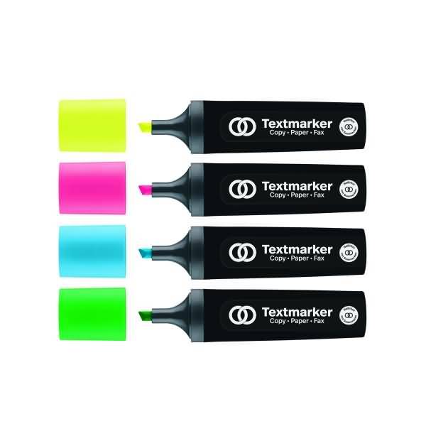 Textmarker oeco No. 10 3128 2-5mm sortiert 4 Stück