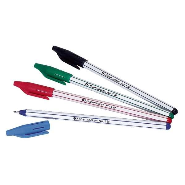 Einwegkugelschreiber 3601 Nr.1 M rot 10 Stück