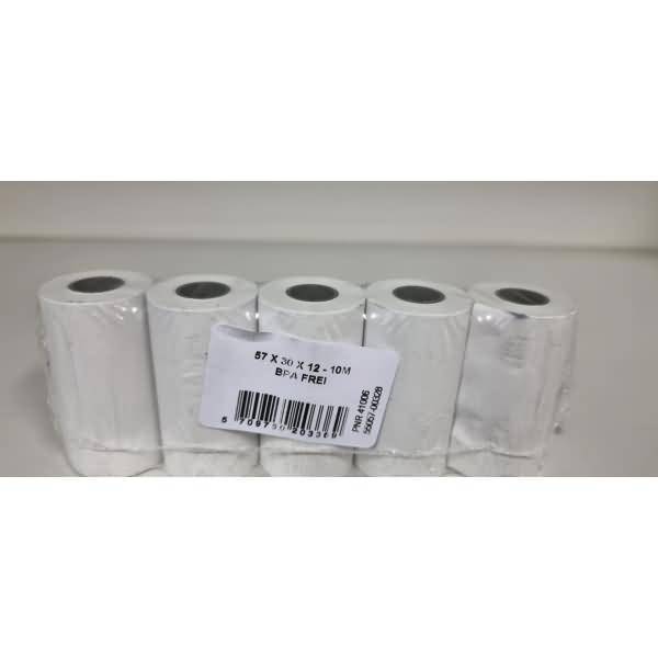 Thermokassenrolle 57mmx10m 5 Stück