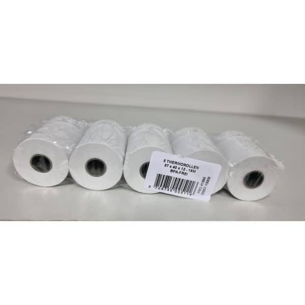Thermokassenrolle 57mmx18m 5 Stück