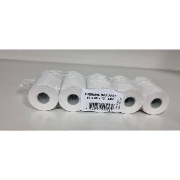 Thermokassenrolle 57mmx14m 5 Stück