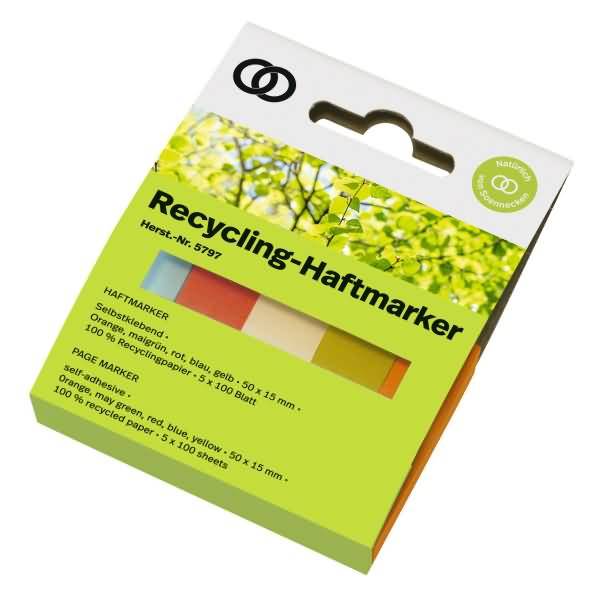 Haftmarker oeco 5797 RC 100 Blatt sortiert 5 Stück