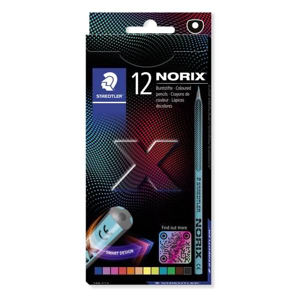 STAEDTLER Norix 186 - Farbstift - verschiedene Farben (Packung mit 12)