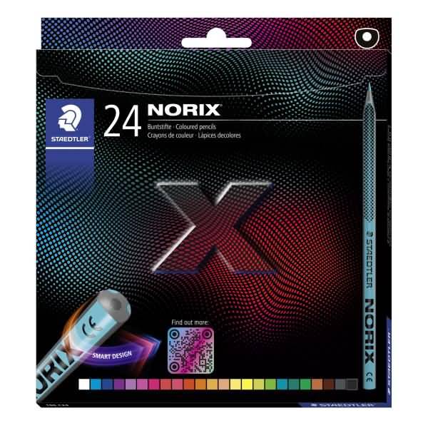 STAEDTLER Norix 186 - Farbstift - verschiedene Farben (Packung mit 24)