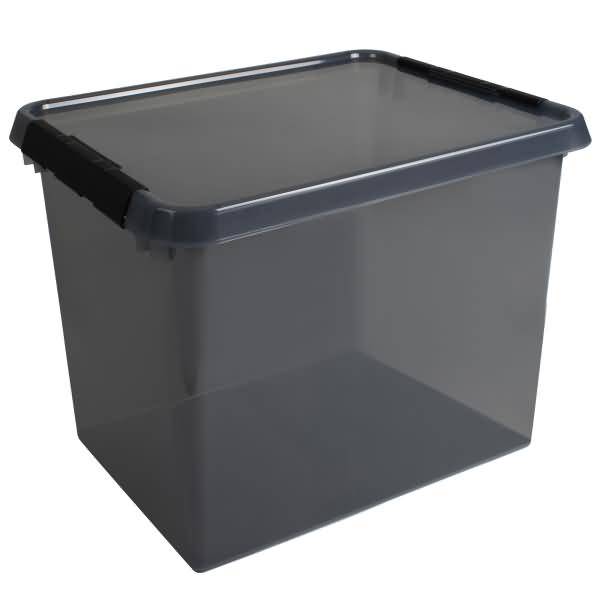 Aufbewahrungsbox Comfort Line H6165308 52l grau