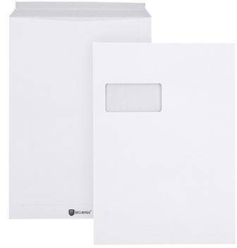Versandtasche 00014220 C4 130g haftklebend mit Fenster weiß 100 Stück