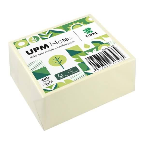 Notes Haftnotiz 5820-01PG 75x75mm 400 Blatt gelb
