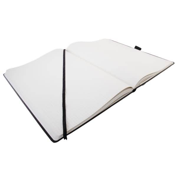 Notizbuch E-1744829 00 A4 HC 96 Blatt schwarz kariert