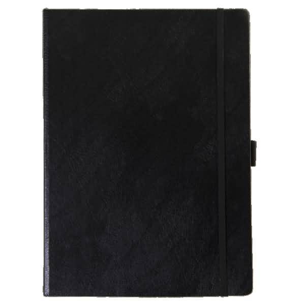 Notizbuch E-1744836 00 A5 HC 96 Blatt schwarz kariert