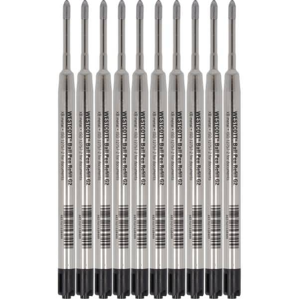 Kugelschreibermine G2 E-733491 00 Metall schwarz 10 Stück