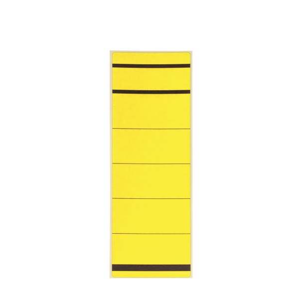 Ordneretikett E-737821 00 breit/kurz selbstklebend Papier gelb 10 Stück