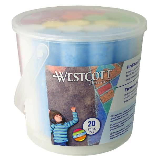 Straßenkreide E-744981 00 sortiert 20 Stück