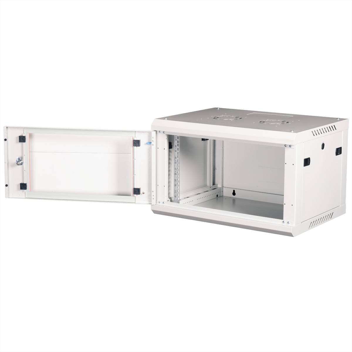ROLINE 19-Zoll Wandgehäuse Basic Plus 6HE, 600x450 BxT grau