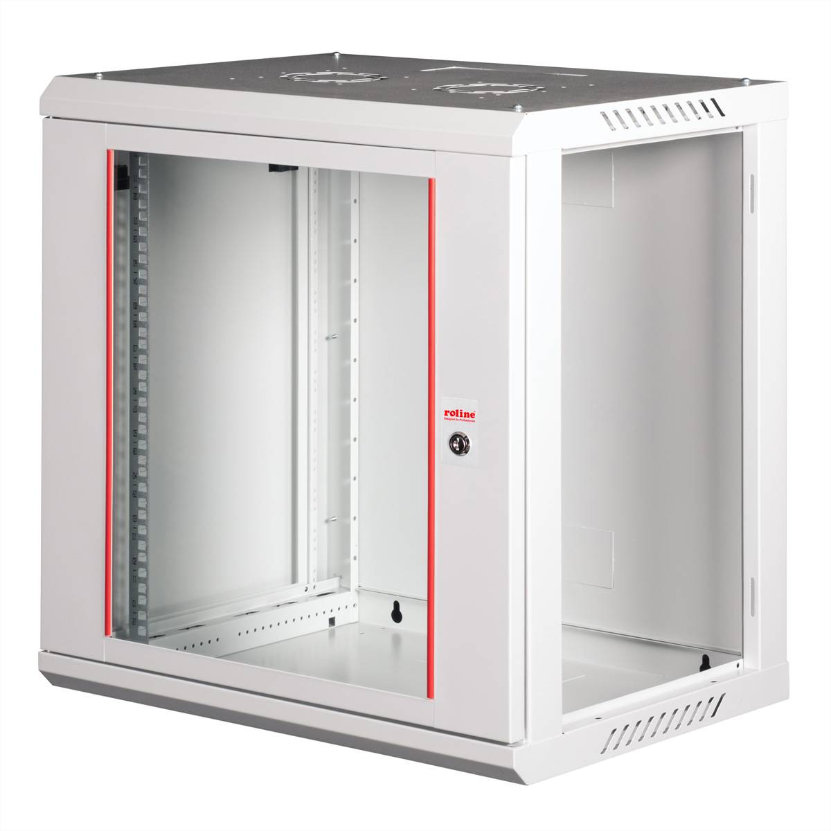 ROLINE 19-Zoll Wandgehäuse Basic Plus 12HE, 600x450 BxT grau