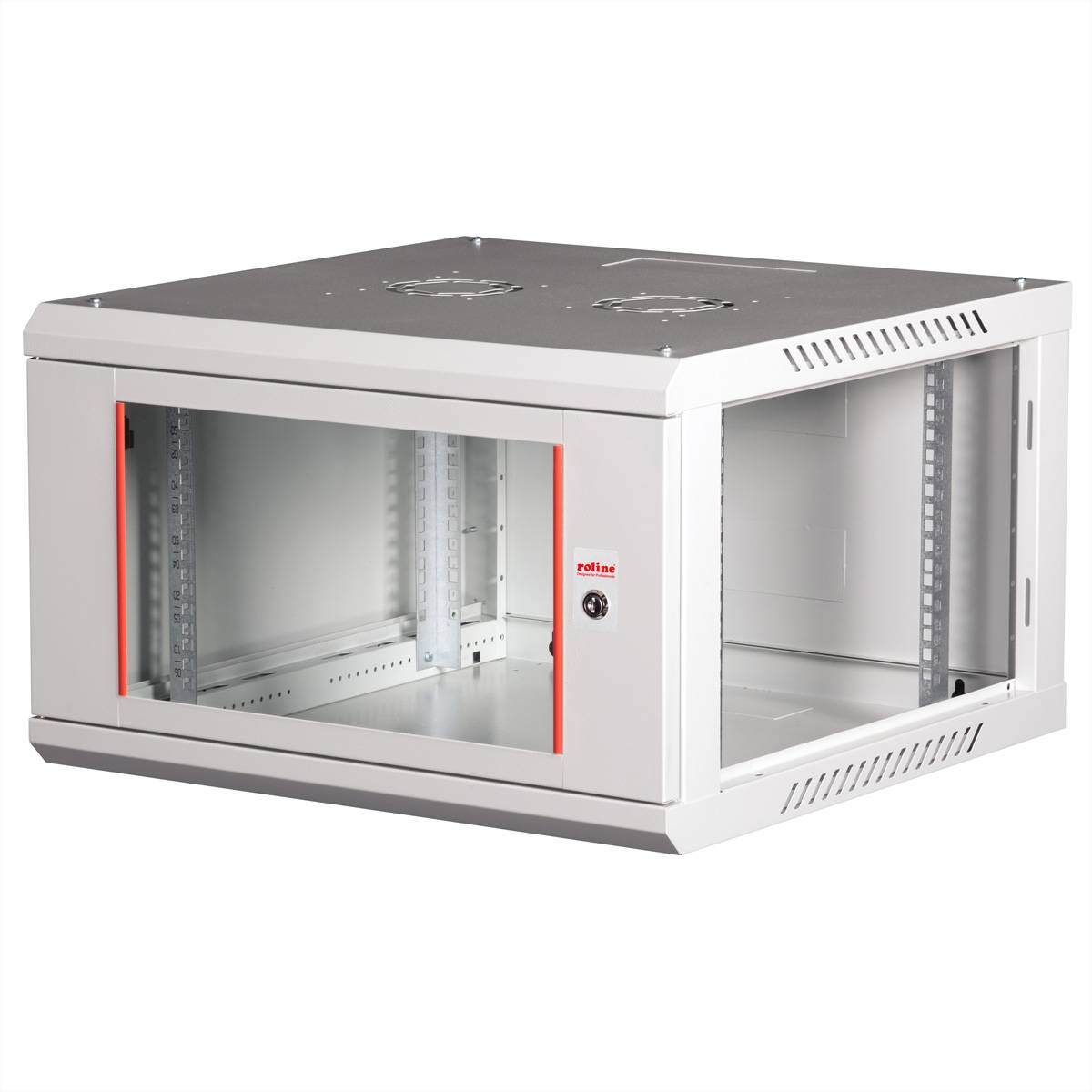 ROLINE 19-Zoll Wandgehäuse Basic Plus 6HE, 600x600 BxT grau