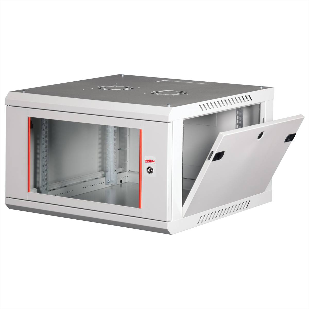 ROLINE 19-Zoll Wandgehäuse Basic Plus 6HE, 600x600 BxT grau