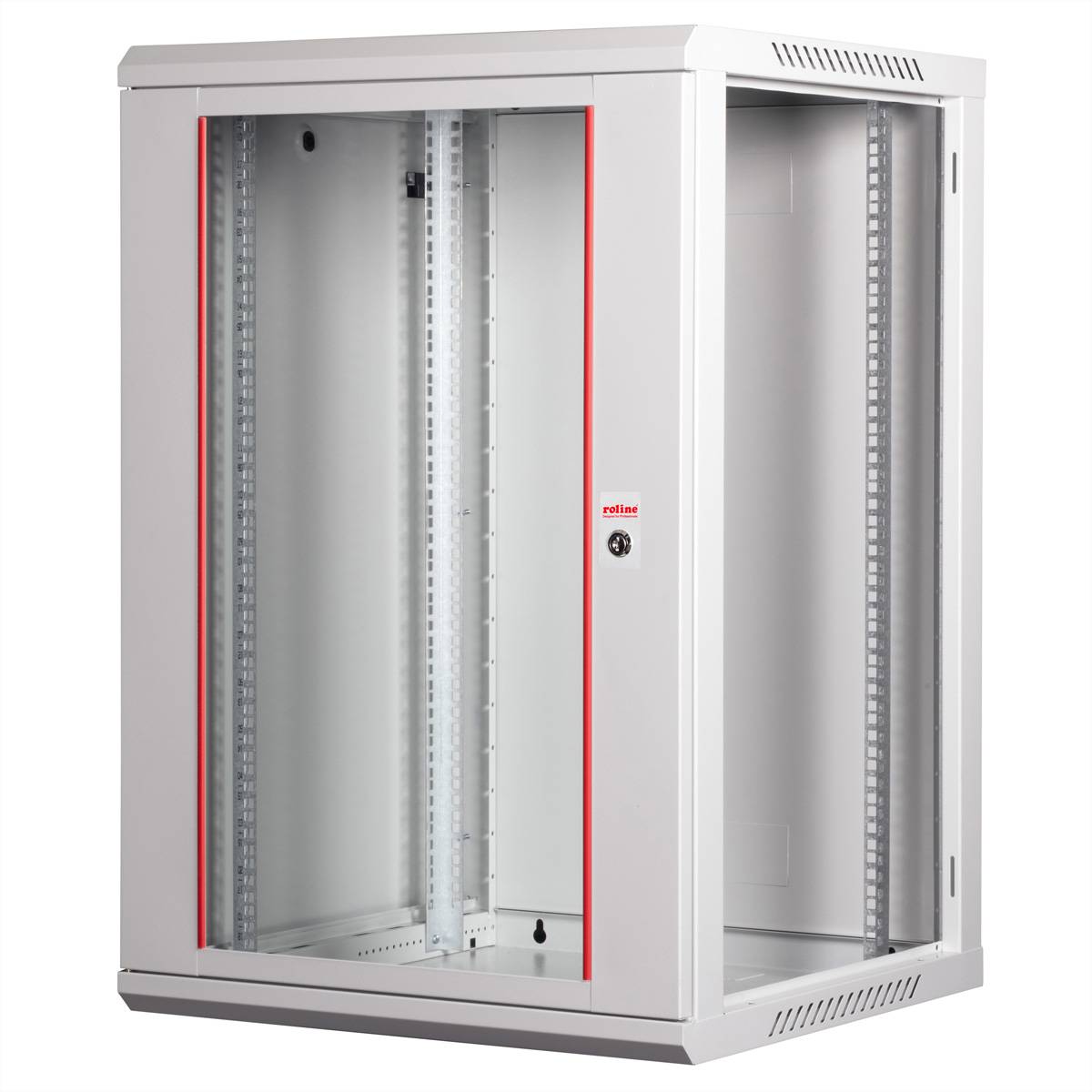 ROLINE 19-Zoll Wandgehäuse Basic Plus 18HE, 600x600 BxT grau