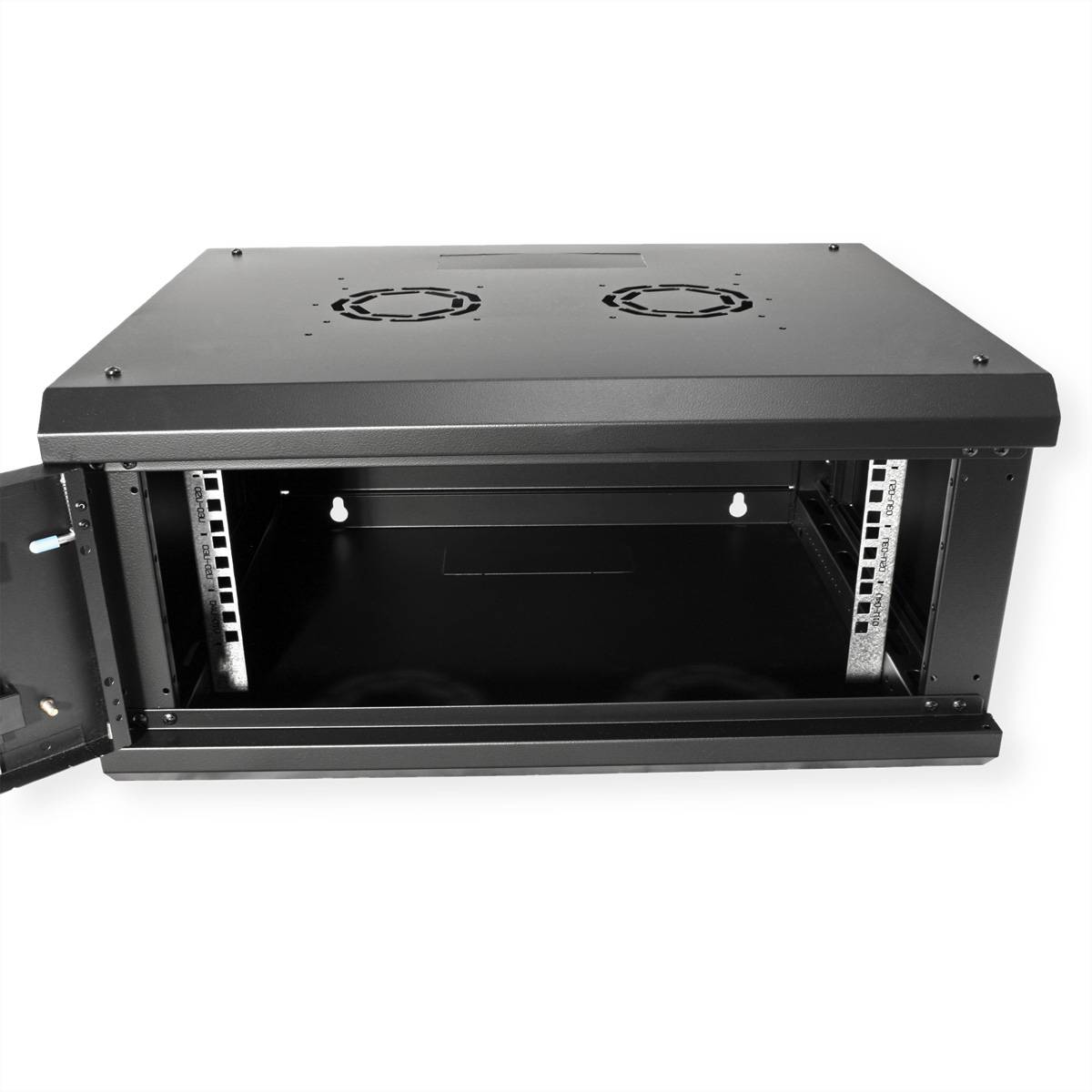 ROLINE 19-Zoll Wandgehäuse Basic Plus 4HE, 600x450 BxT schwarz