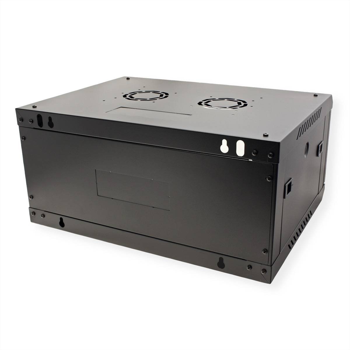 ROLINE 19-Zoll Wandgehäuse Basic Plus 4HE, 600x450 BxT schwarz