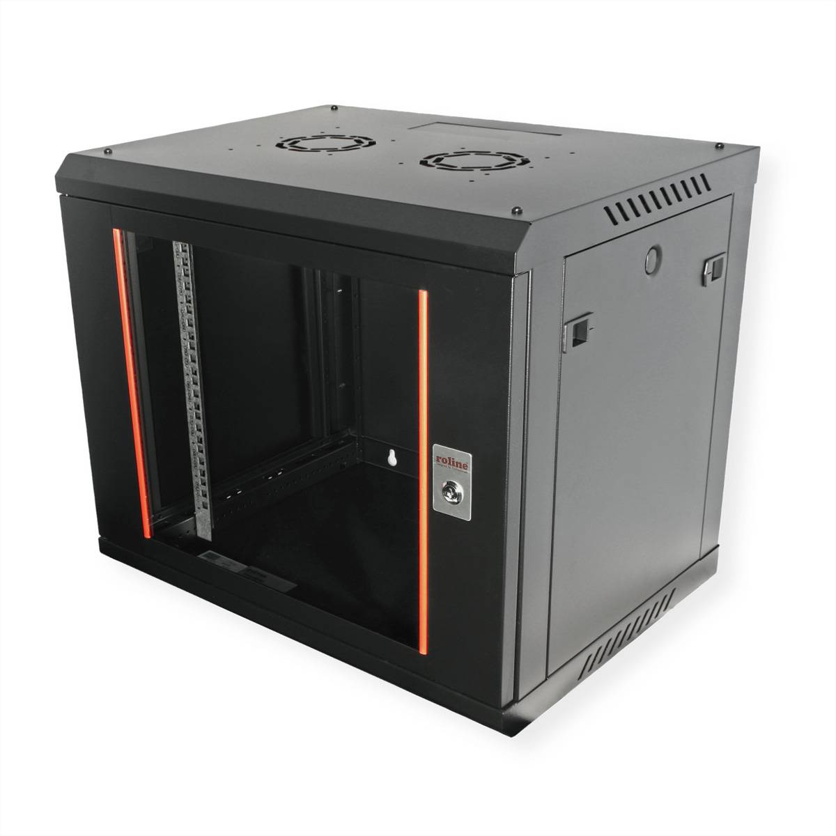 ROLINE 19-Zoll Wandgehäuse Basic Plus 9HE, 600x450 BxT schwarz