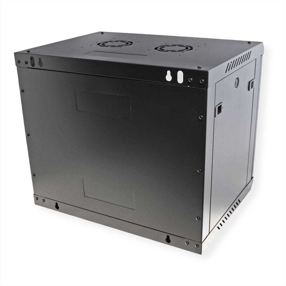 ROLINE 19-Zoll Wandgehäuse Basic Plus 9HE, 600x450 BxT schwarz