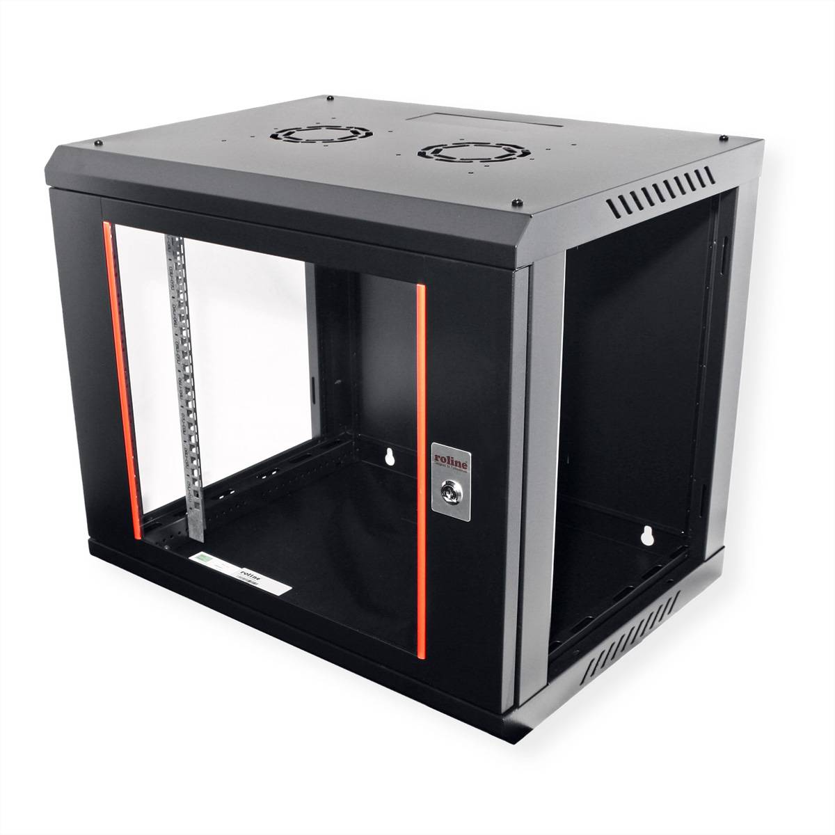 ROLINE 19-Zoll Wandgehäuse Basic Plus 9HE, 600x450 BxT schwarz