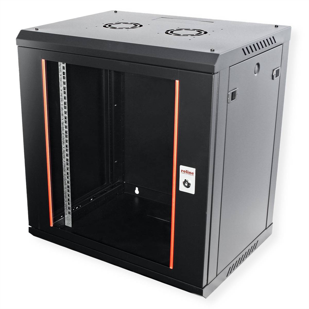 ROLINE 19-Zoll Wandgehäuse Basic Plus 12HE, 600x450 BxT schwarz