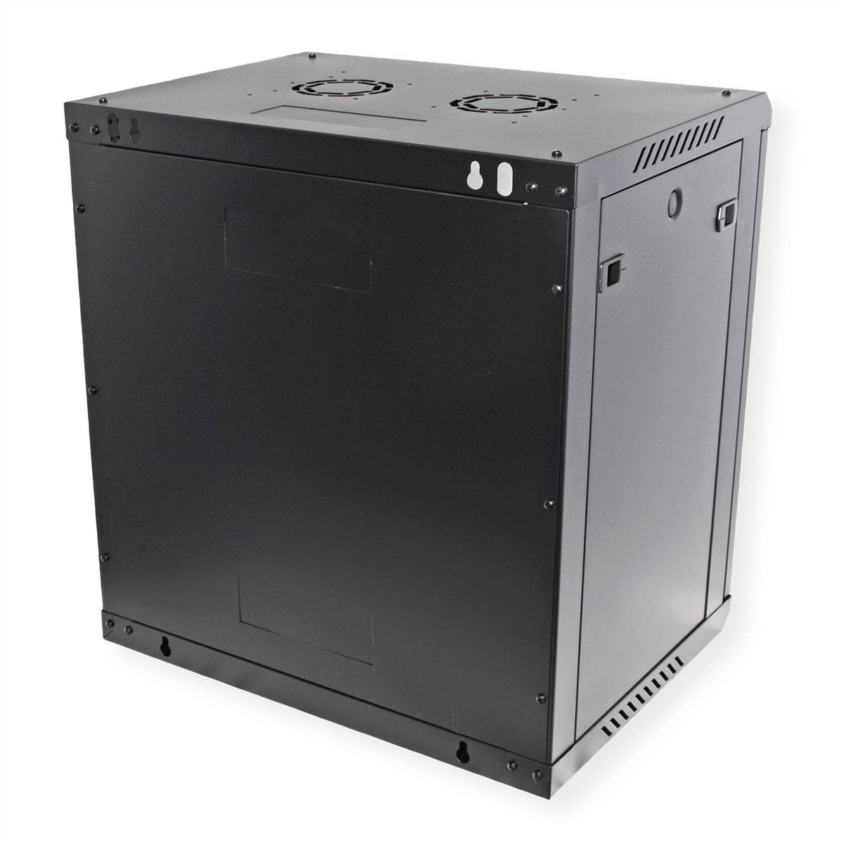 ROLINE 19-Zoll Wandgehäuse Basic Plus 12HE, 600x450 BxT schwarz