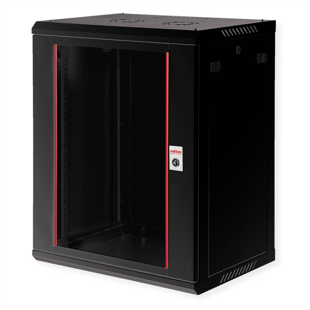 ROLINE 19-Zoll Wandgehäuse Basic Plus 15HE, 600x450 BxT schwarz