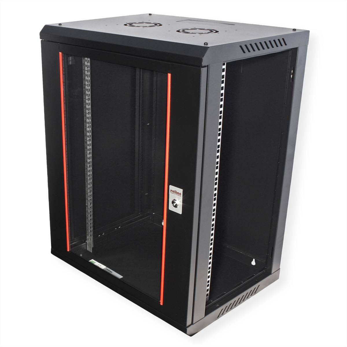 ROLINE 19-Zoll Wandgehäuse Basic Plus 15HE, 600x450 BxT schwarz