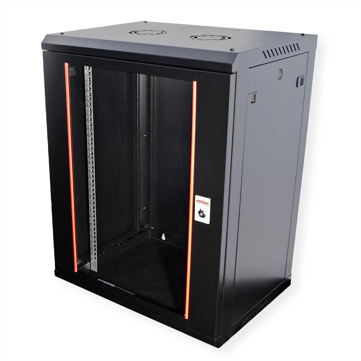 ROLINE 19-Zoll Wandgehäuse Basic Plus 15HE, 600x450 BxT schwarz