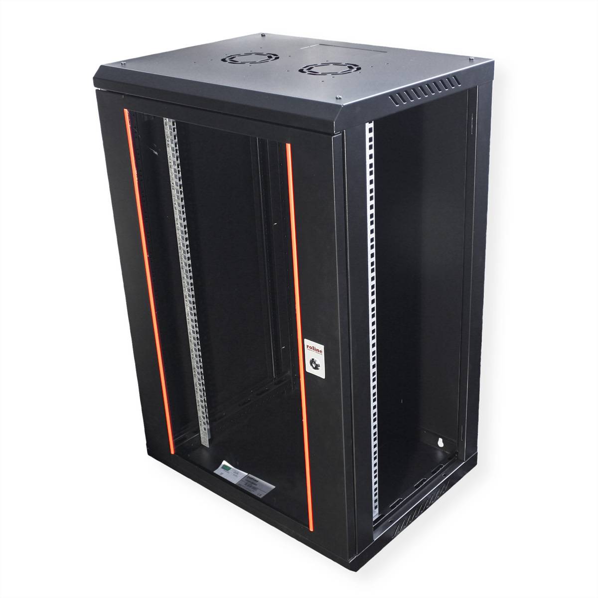 ROLINE 19-Zoll Wandgehäuse Basic Plus 18HE, 600x450 BxT schwarz