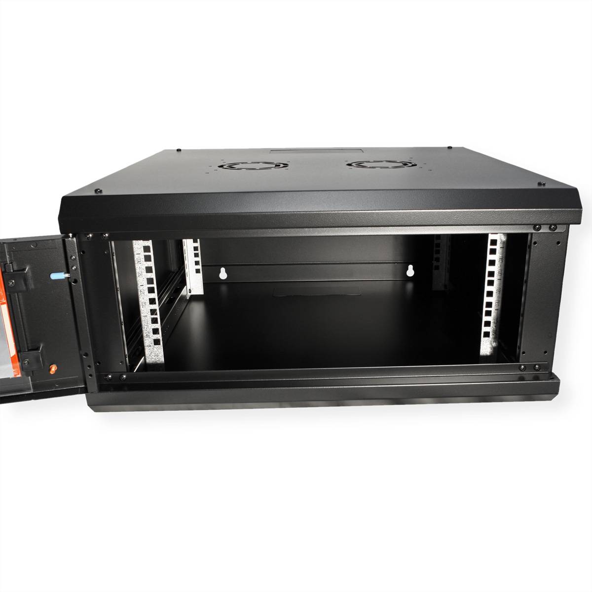 ROLINE 19-Zoll Wandgehäuse Basic Plus 4HE, 600x600 BxT schwarz