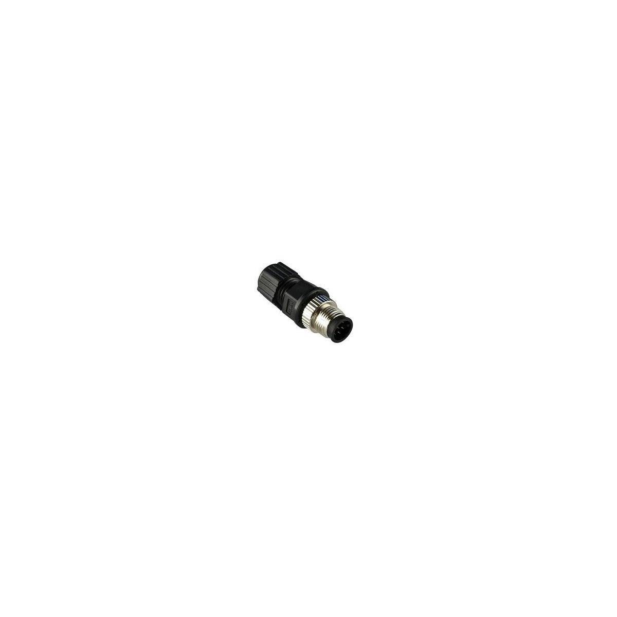 5-poliger USB-Stecker mit Rundgewinde und D-Codierung M12, IP68