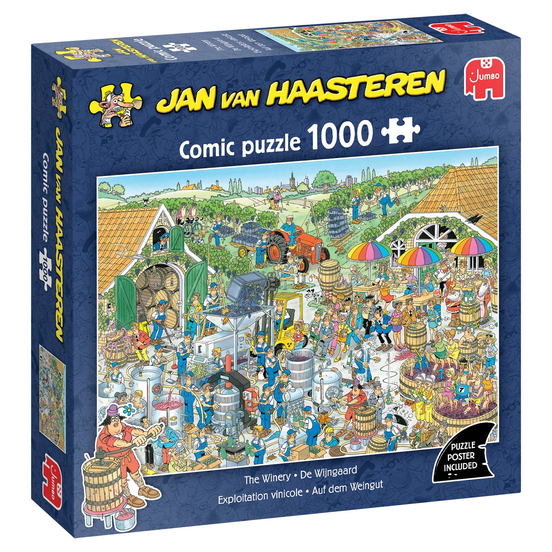 Jan van Haasteren, Auf dem Weingut, 1000 Teile Puzzle