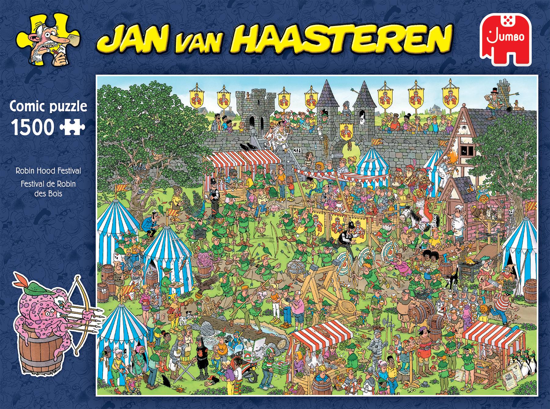 Jan van Haasteren, Robin Hood Festival, 1500 Teile Puzzle