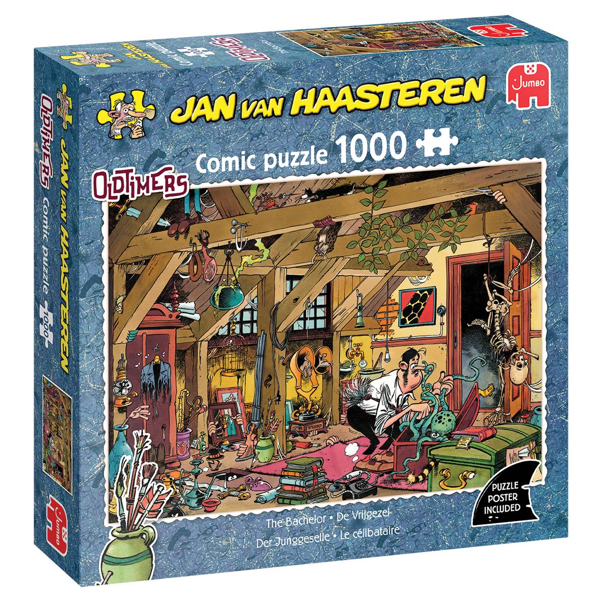 Jan van Haasteren, Oldtimers, Der Junggeselle, 1000 Teile Puzzle
