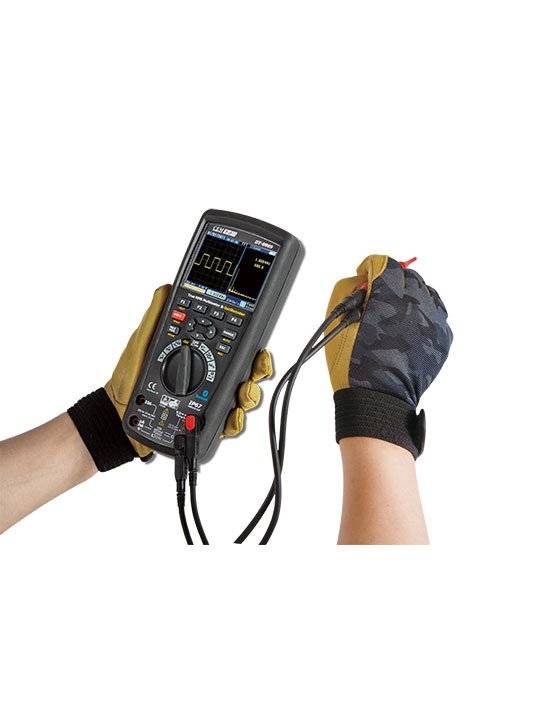 CEM Multimeter/Oszilloskop DT-9989 für Industrie, True-RMS, 1000V (50000 count) für AC/DC Spannung, Strom, Widerstand, Diode, Kontinuität und Kapa