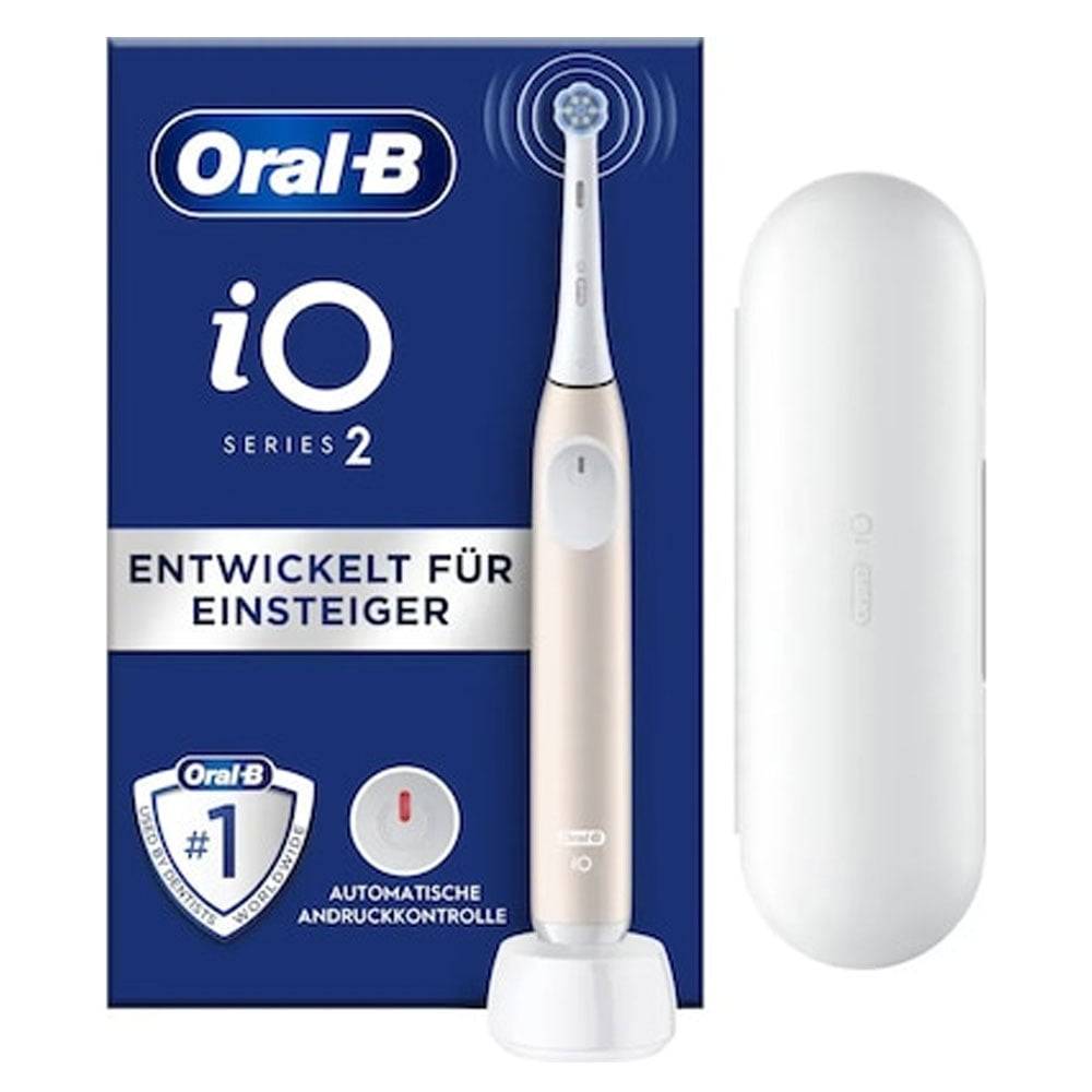Oral-B iO Series 2 elektr. Zahnbürste mit Reiseetui calm pink