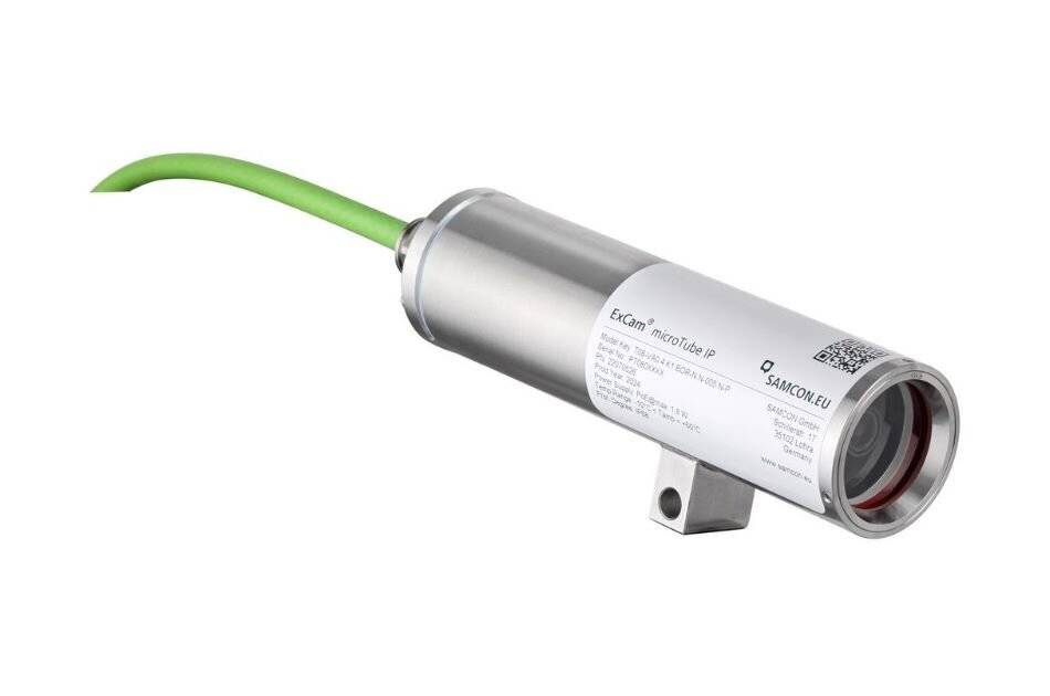 ExCam microTube IP T08-VA0.4.K1.BOR-N.H-005.N-P, Netzwerkkamera im Edelstahlgehäuse gemäß RL 2014/3 4/EU (ATEX) und IEC