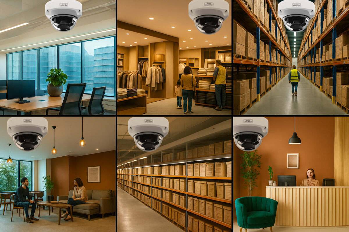 BWNC-431FDIA BURG GARD, FAVOR Die BURG-GUARD BWNC-431FDIA ist eine 4MP IP-Dome Kamera, geeignet für Innen- und Außenber