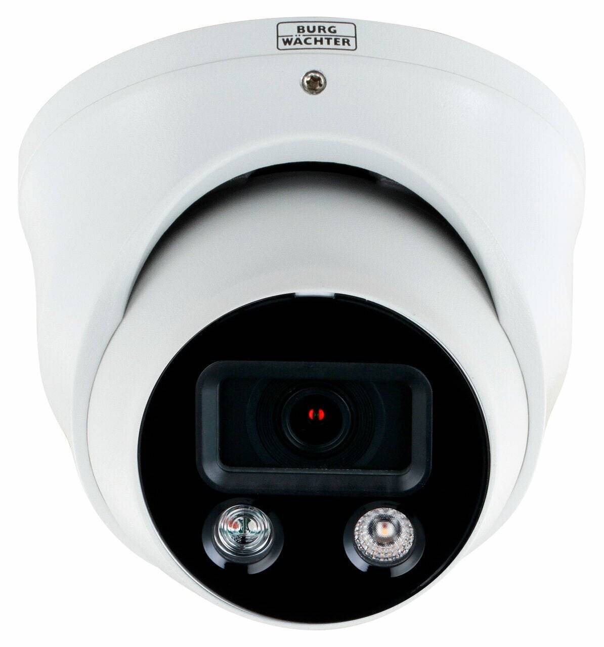 BWNC-442RECF-GC BURG GARD, 4MP IP RoyalNight++ Ball-Eye Kamera mit Weißlichtstrahler und IR-Strahler , integriertem Lau