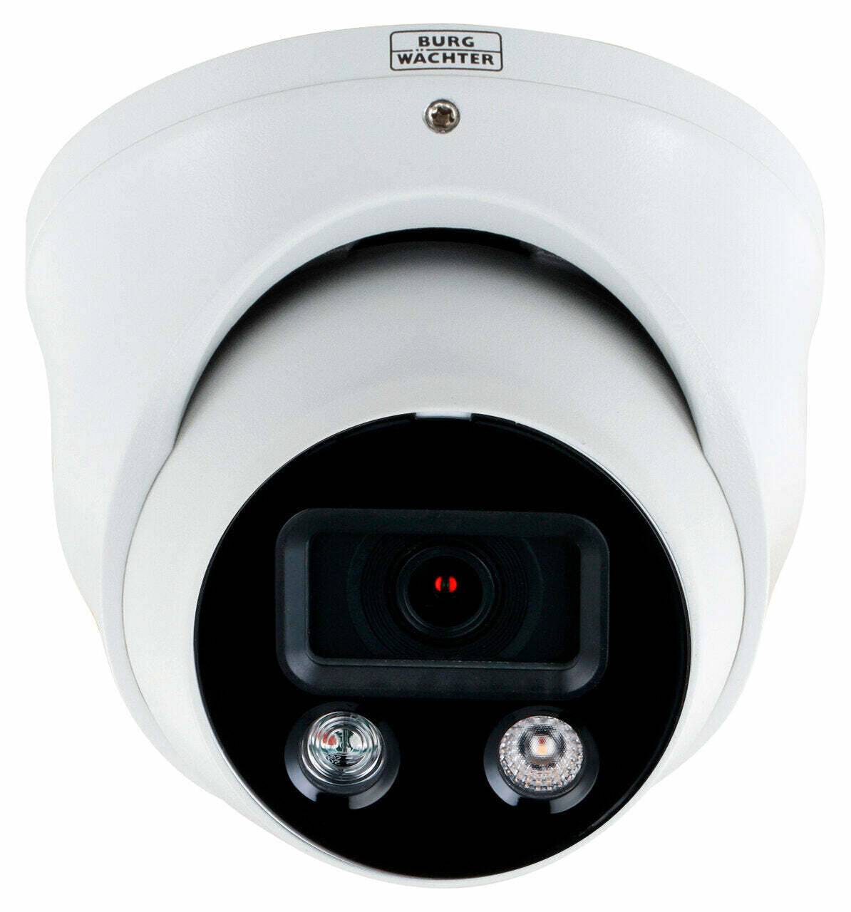 BWNC-442RECF-GC BURG GARD, 4MP IP RoyalNight++ Ball-Eye Kamera mit Weißlichtstrahler und IR-Strahler , integriertem Lau