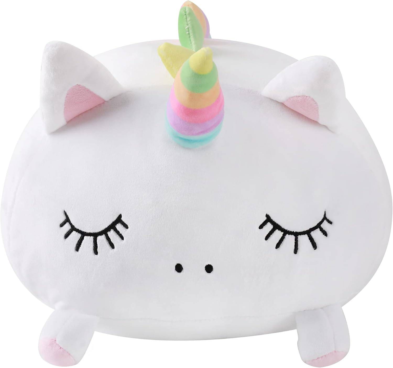 I-TOTAL® Dekoratives Kissen für Bett Sofa Bequem und kuschelig Einhorn