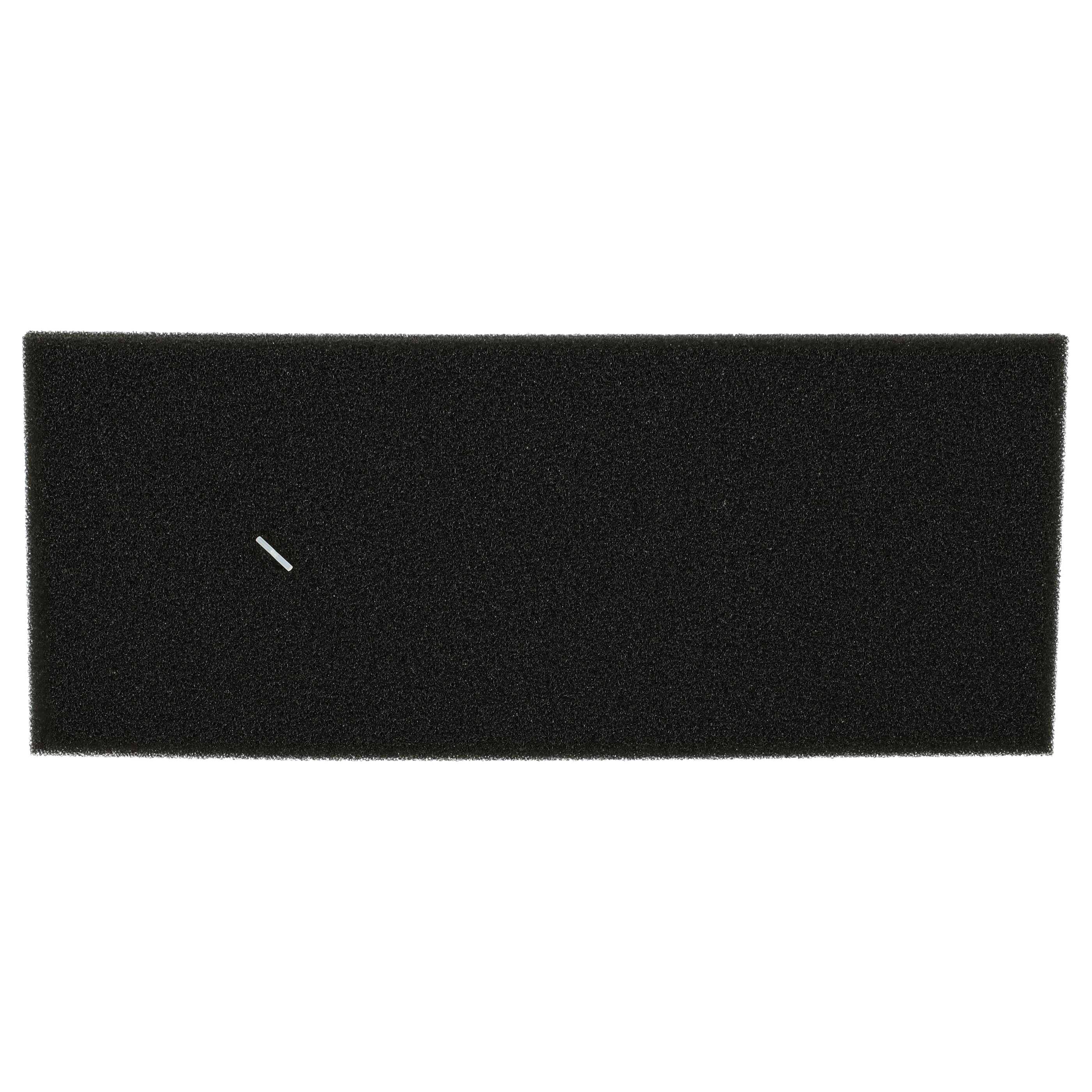 vhbw 5x Staubsaugerfilter kompatibel mit Bosch GL 40 BAGLESS BSGL42080, 2100W BSGL4218001 Staubsauger - Schaumstofffilter Schwarz