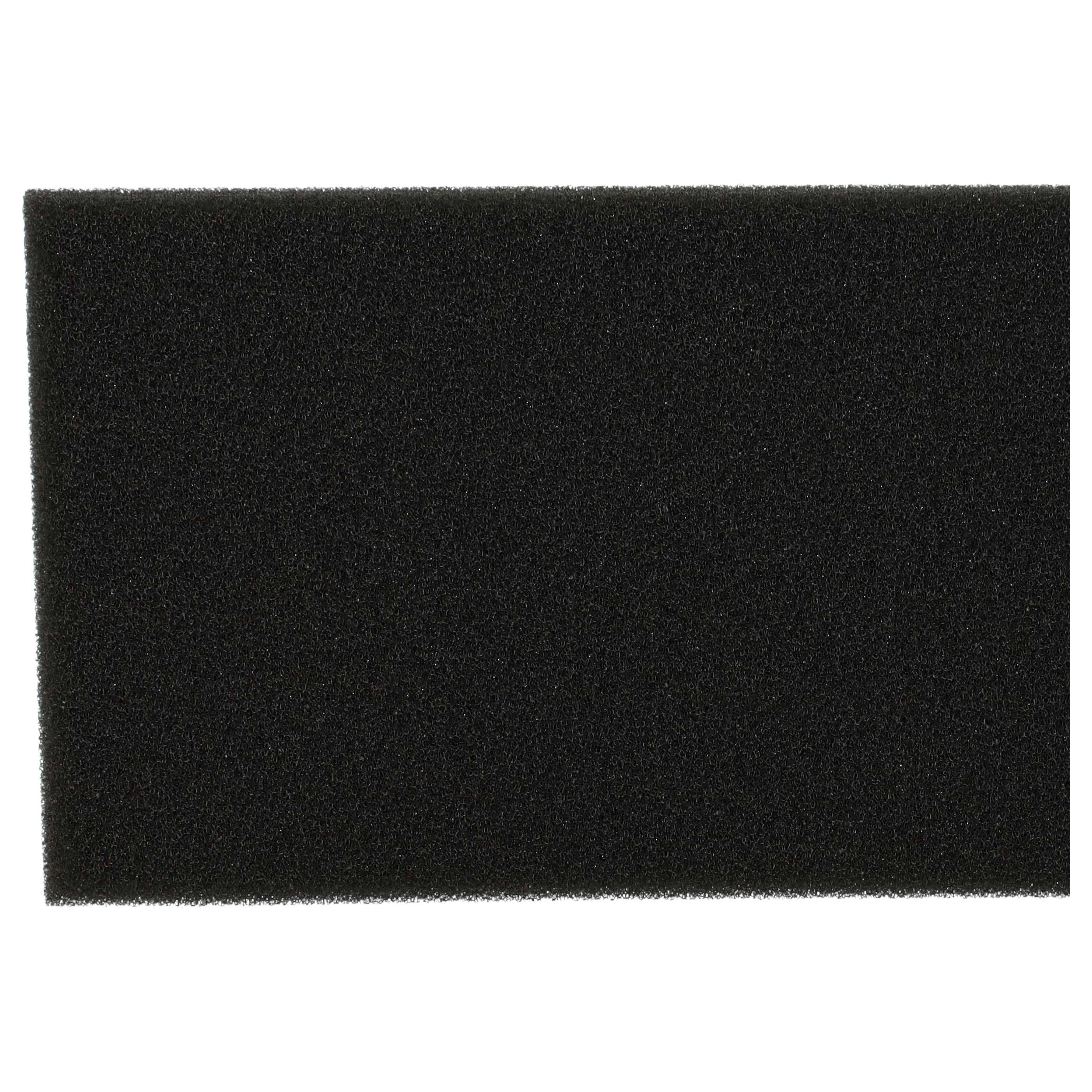 vhbw 5x Staubsaugerfilter kompatibel mit Bosch GL 40 BAGLESS BSGL42080, 2100W BSGL4218001 Staubsauger - Schaumstofffilter Schwarz