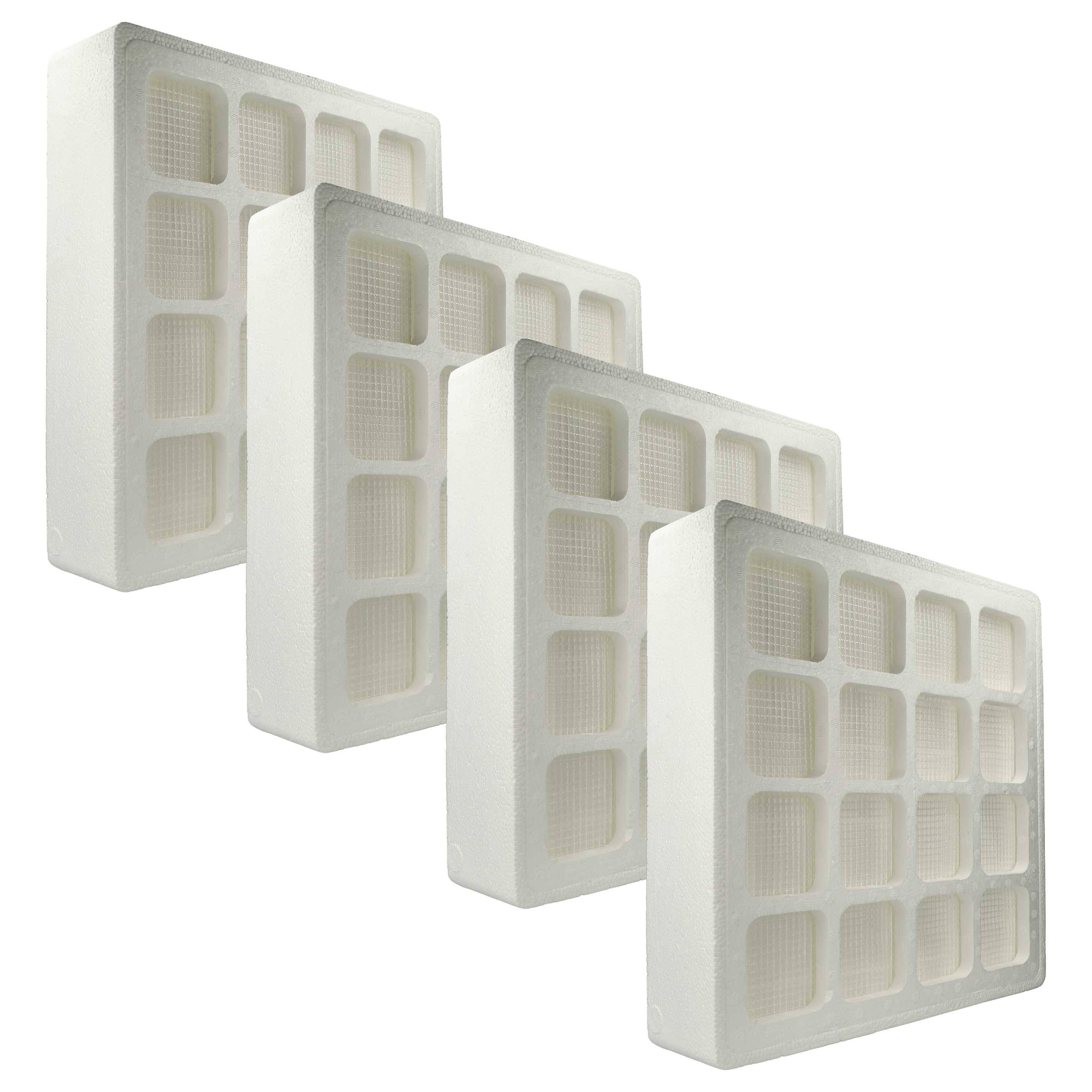 vhbw 4x Vorfilter kompatibel mit IQAir HealthPro Allergen 100 Luftreiniger - Vlies / Kunststoff, Filterklasse F8 Weiß