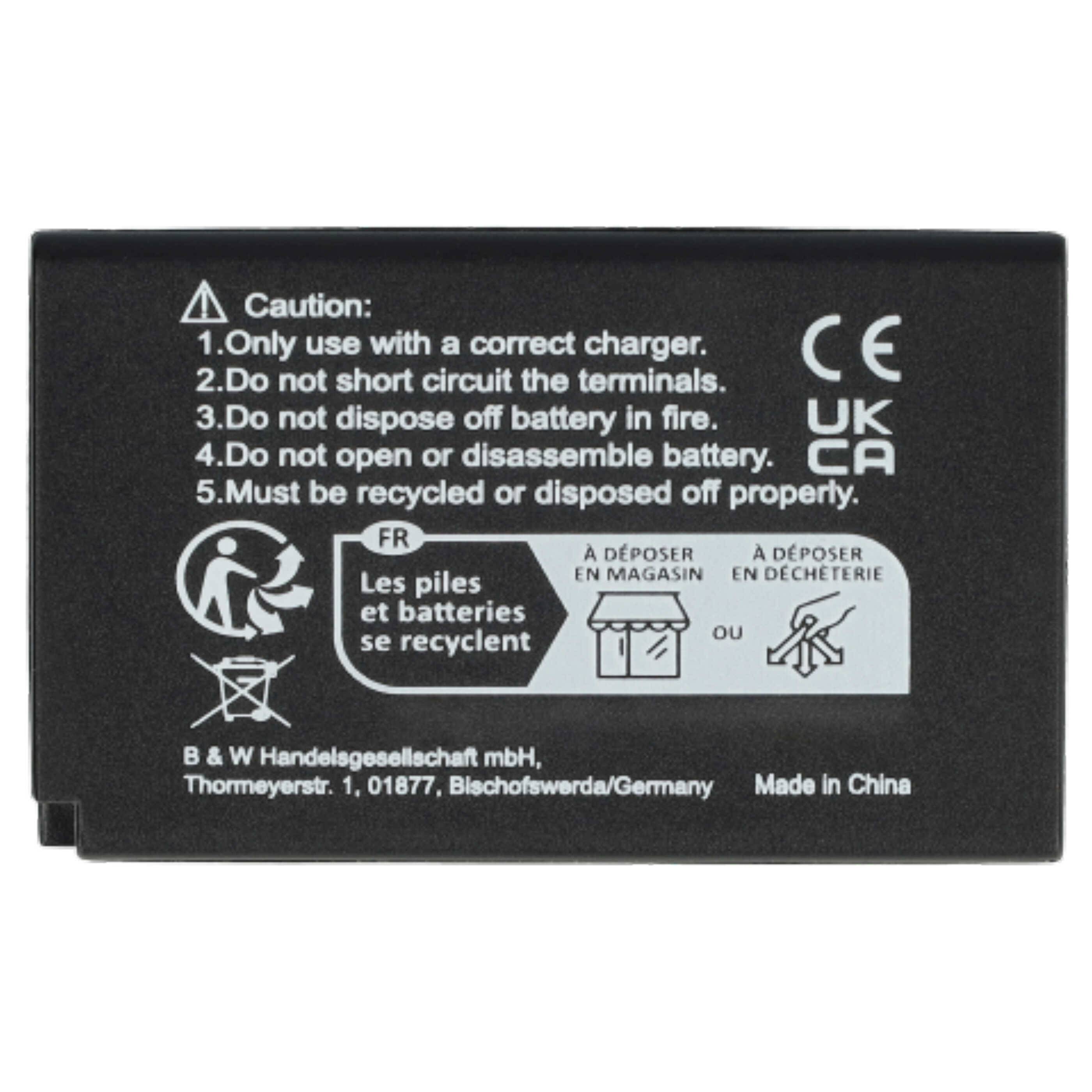 vhbw 3x Akku kompatibel mit Nikon 1 AW, J, J2, J3, S, V3 Kamera Digicam DSLR (850mAh, 7,4V, Li-Ion)