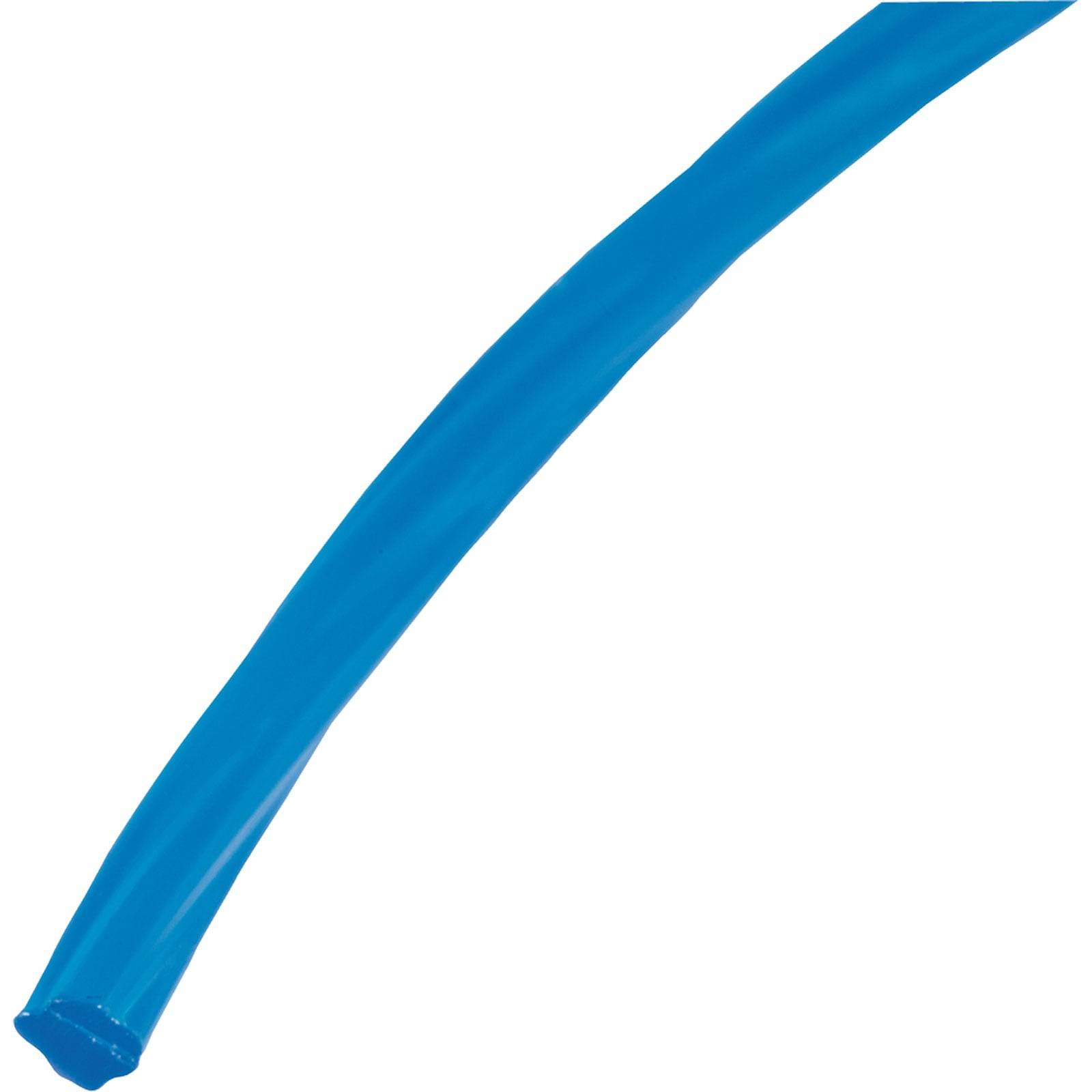 Ein blaues Rohr mit glatter Oberfläche ist in einer Nahaufnahme dargestellt und zeigt eine zylindrische Form ohne deutliche Markierungen oder Logos.