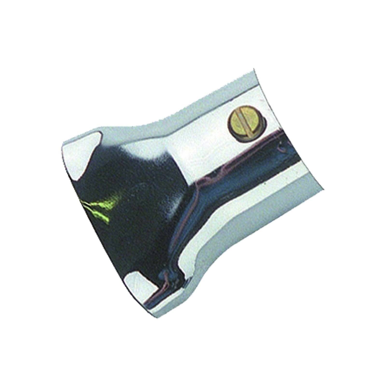 Ein Metalladaptergehäuse mit einer Schraube, verwendet zum Anschluss von Werkzeugen oder Komponenten.